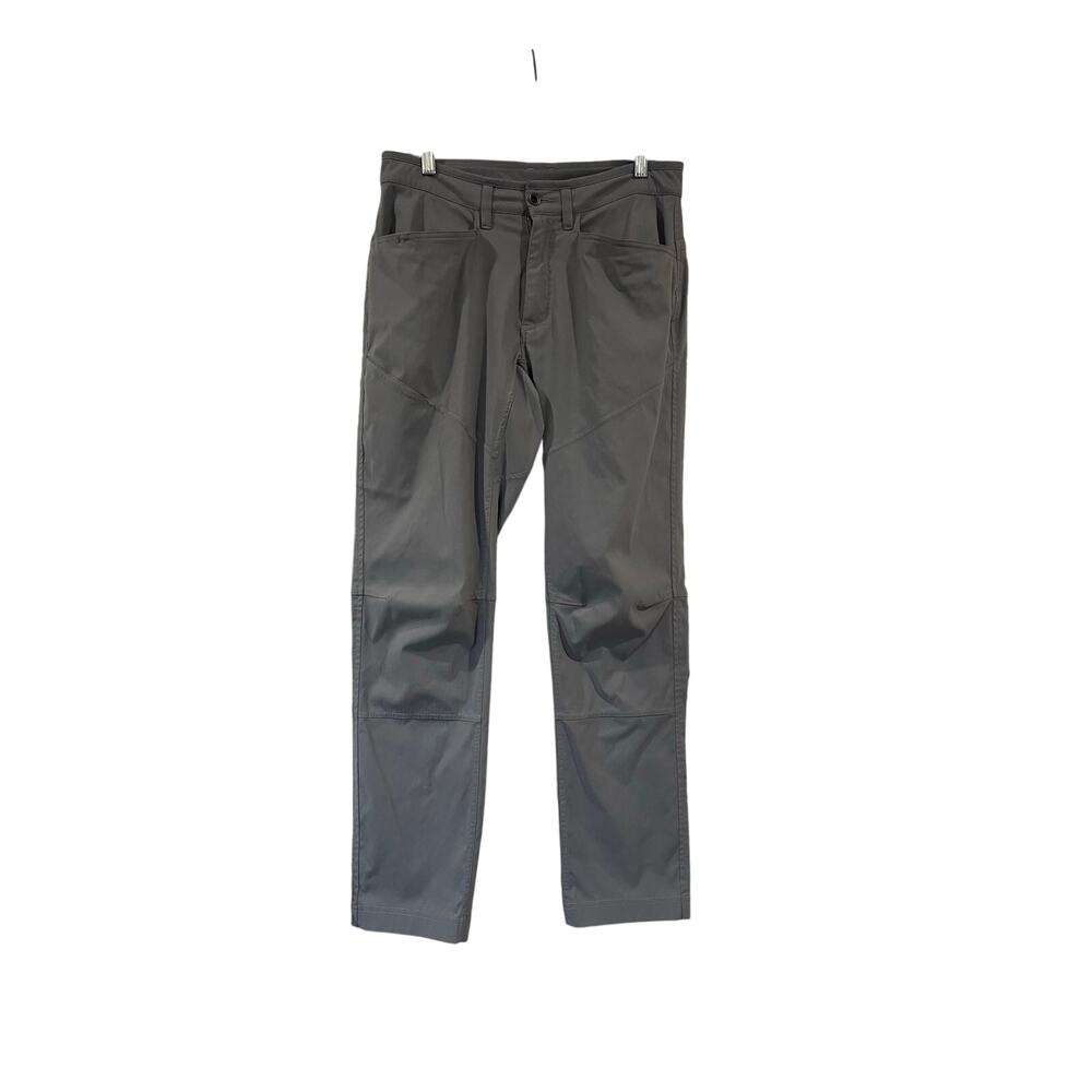 Mountain Hardwear AP Active Pant Gray Stretch Nylon Hiking Pants Men's 31x32